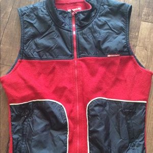 UNION BAY Vest, NAVY BLUE & RED
